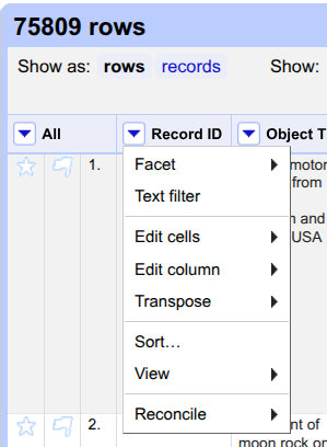 Sort Record ID.