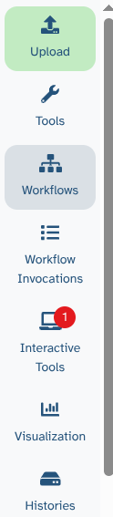 Workflows button.
