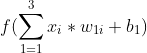 An activation function (such as Sigmoid, Tanh, etc.) applied to the input of the only neuron in the output layer of a feedforward neural network.